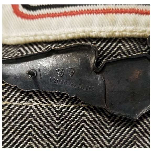 AUTHENTIC VINTAGE USAF NAVIGATOR WINGS LAPEL PIN- 3"X1" - Picture 6 of 6